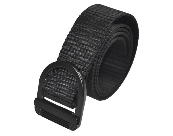black military trainer belt with ny
