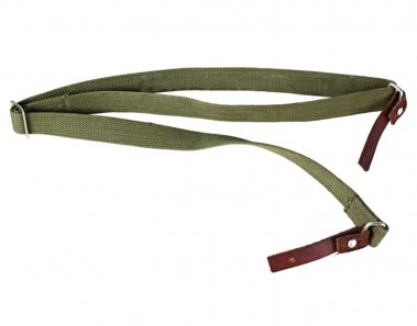 AK47 SKS Rifle Canvas Leather Sling