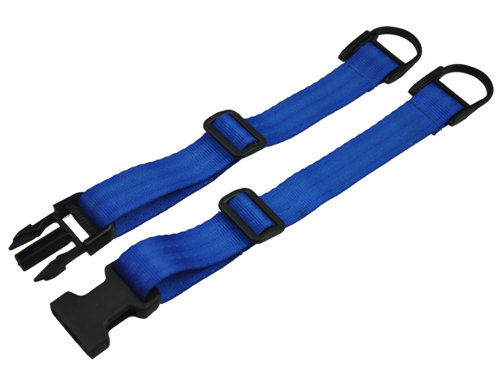 blue shopping cart cover straps